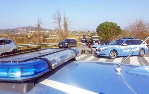 Viterbo - Controlli della Polstrada