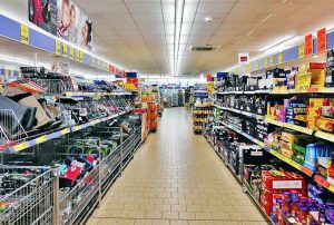 La corsia di un supermercato