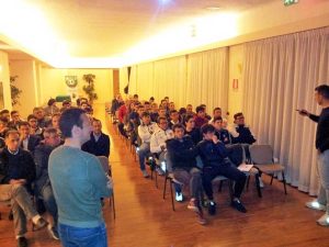 Un momento della riunione tecnica 