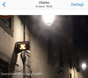 Viterbo - Varco Ztl non attivo alle 19,52
