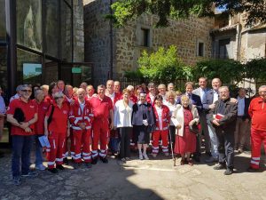 Civita di Bagnoregio - L'inaugurazione del mezzo che potrà portare i disabili nel centro storico