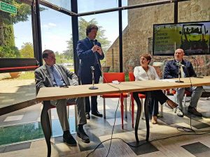Civita di Bagnoregio - L'inaugurazione del mezzo che potrà portare i disabili nel centro storico