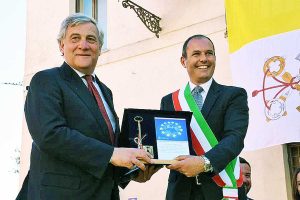 Antonio Tajani e Sergio Caci