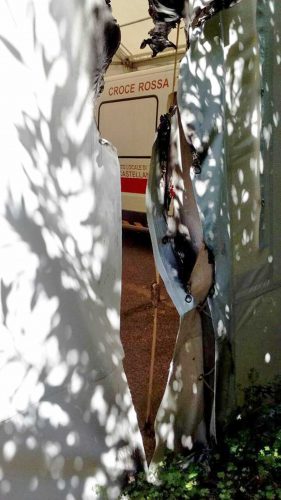 Civita Castellana - Vandalizzata la sede della Croce rossa