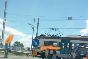 Scontro auto-treno sulla Viterbo-Roma