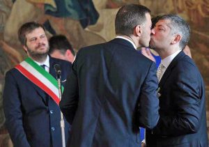 Milano - Ivan Scalfarotto si sposa