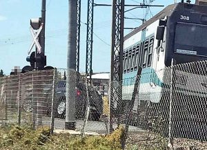 Scontro auto-treno sulla Viterbo-Roma
