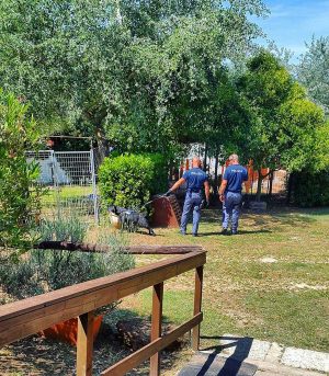 Corchiano - La visita della presidente Boldrini alle due agnelline 