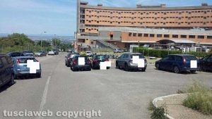 Parcheggio selvaggio a Belcolle
