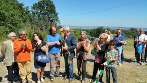 Bagnaia - Il sindaco Michelini al premio letterario "Le streghe di Montecchio"