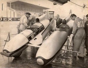 Piero Taruffi a Montlhery nel 1953