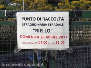 Viterbo - Il centro raccolta ingombranti del Riello chiuso