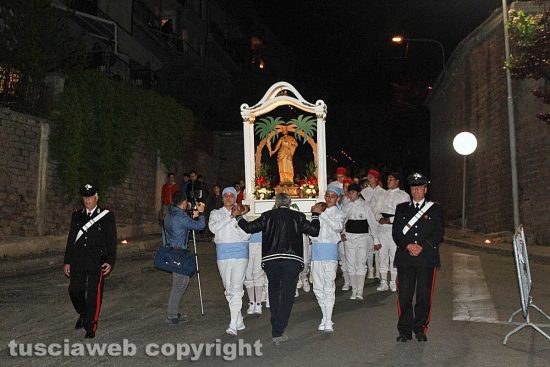 Canepina - La processione della minimacchina di Santa Corona