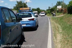 Viterbo - L'incidente sulla Teverina