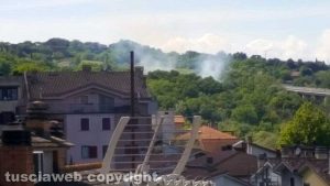 Incendio a Orte