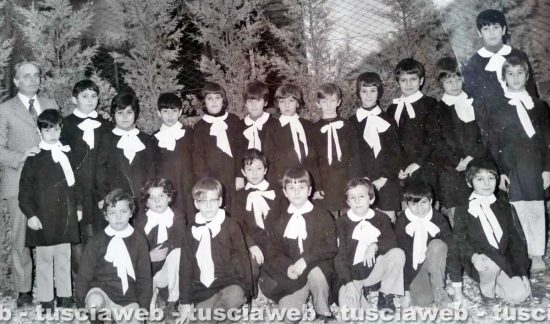 Viterbo - Come eravamo 1973 - Scuola elementare le Monachelle, classe terza del maestro Ricci.