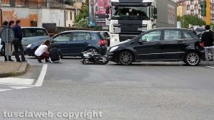 Viterbo - Incidente a piazzale Gramsci