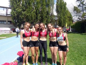 Le giovanissime dell'Atletica Alto Lazio