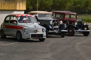 Viterbo - Le auto d'epoca esposte