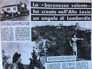 Baronessa volante dal giornale "Tribuna illustrata"