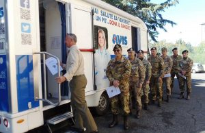Viterbo - Raccolta di sangue alla scuola sottufficiali 