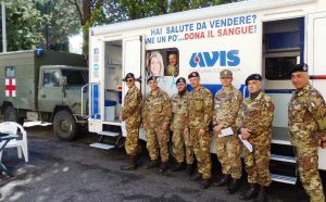 Viterbo - Raccolta di sangue alla scuola sottufficiali