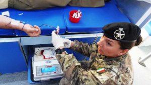 Viterbo - Raccolta di sangue alla scuola sottufficiali 
