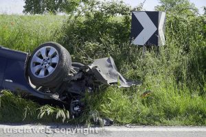 Montefiascone - L'incidente sulla Ss 71