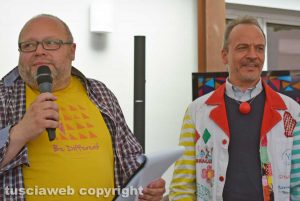 Salvatore Regoli e Alessandro Alfonsini dell'associazione Goji Vip