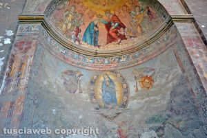 Gli affreschi della chiesa