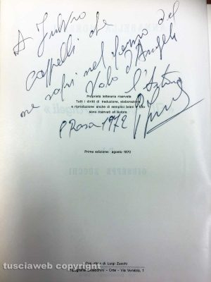 Viterbo - Dedica di Zucchi e Fulvio Cappelli