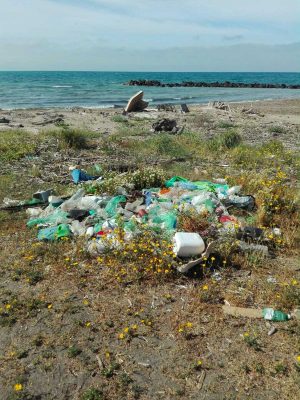 L'immondizia raccolta a San Giorgio