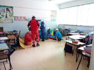 Viterbo - L'esercitazione "Alunni a 4 zampe" promosso dall’Unita cinofila da soccorso