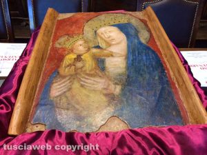 Il dipinto della Madonna della Quercia