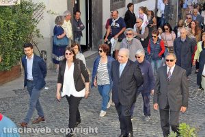 Viterbo - La processione del santissimo Salvatore - Le autorità