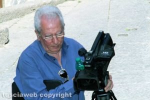Viterbo - Le riprese sul film di santa Rosa a san Pellegrino 