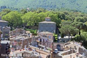 Villa Lante vista dalla torre di Bagnaia