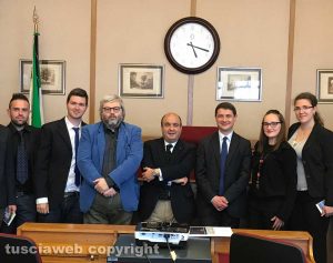 I corsisti di Tusciaweb Academy a Montecitorio