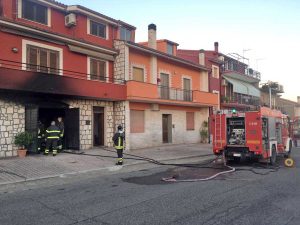 Arlena di Castro - Incendio in un garage
