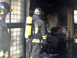 Arlena di Castro - Incendio in un garage