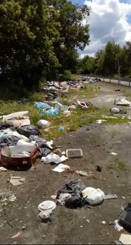 Viterbo - Discarica su strada Acquarossa