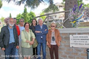 Viterbo - La cerimonia dedicata a Peppino Impastato