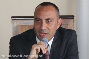 Il sindaco di Canepina Aldo Maria Moneta