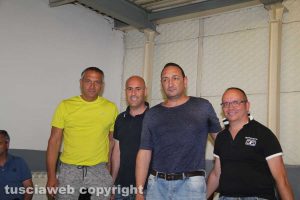 Bernardino Iacomelli, Walter Mancini, Massimiliano Lindozzi e Alessandro Spadafora