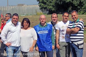 Viterbo - La protesta della polizia penitenziaria al Mammagialla