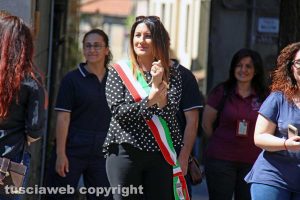 La sindaca di Blera Elena Tolomei 