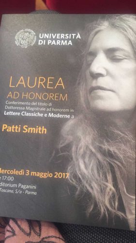 Patti Smith a Parma