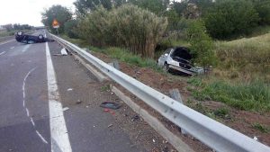 Incidente sulla superstrada - I rilievi della polizia stradale