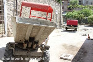Via delle Mole, lavori d'asfaltatura