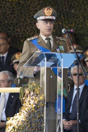 Il capo di Stato maggiore dell'esercito Danilo Errico